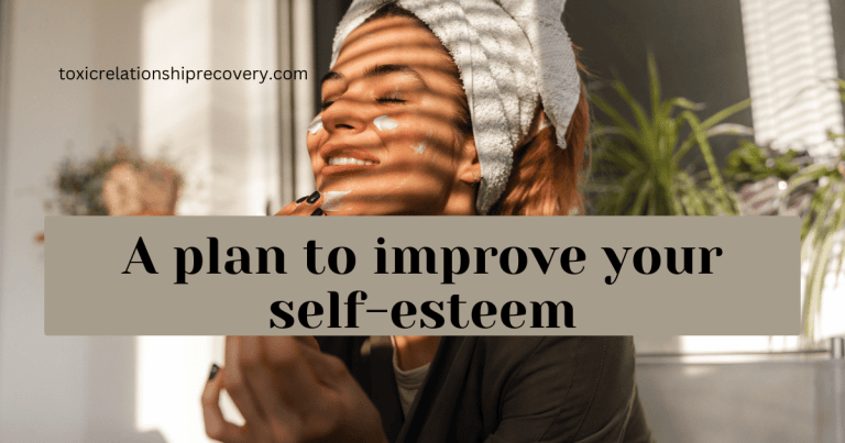 a helpful plan for low self-esteem