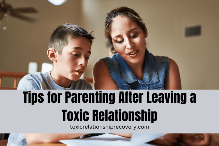Parenting after leaving a toxic relationship